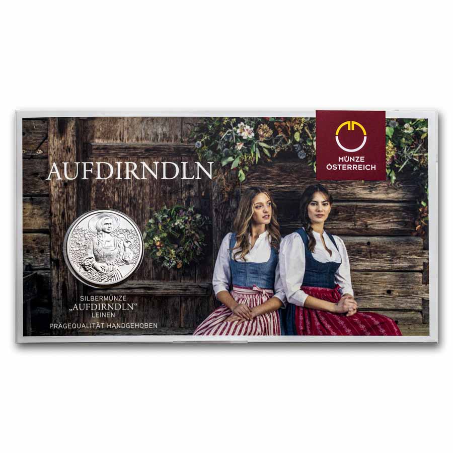 2025 Austria Silver €10 Traditional and Trendy: Linen (Card)