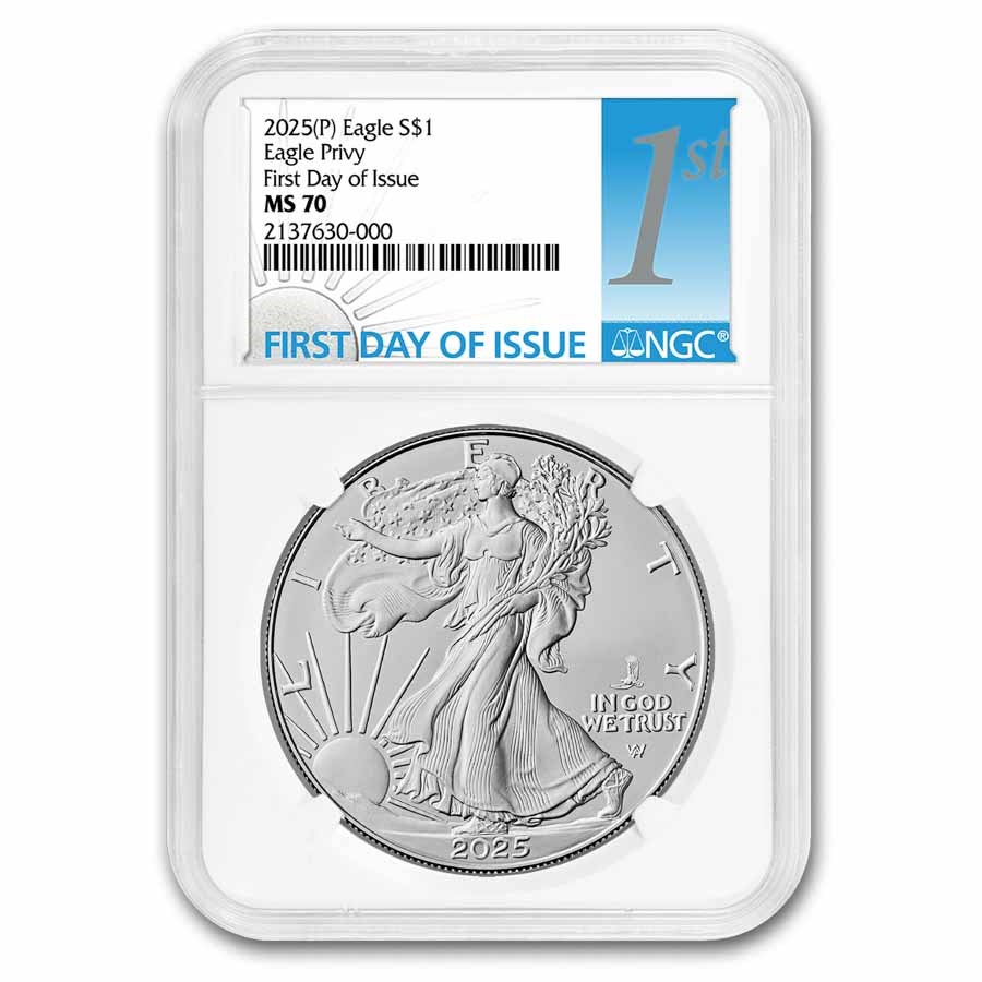 2025-(P) American Silver Eagle (Eagle Privy) MS-70 NGC (FDI)