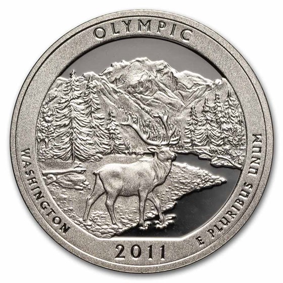 2011-S ATB Quarter Olympic National Proof 40-Coin Roll (Silver)