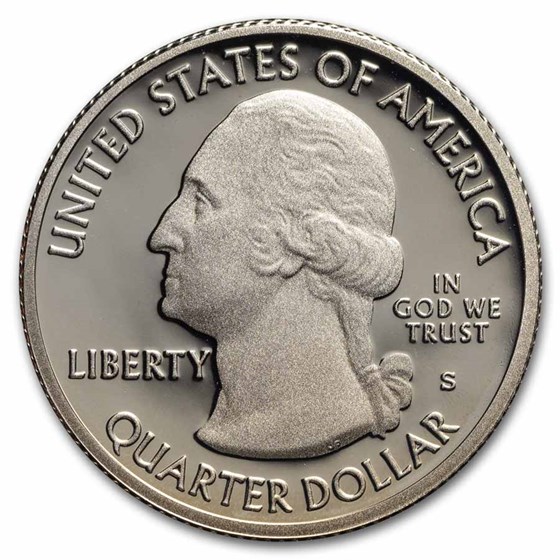 2010-S ATB Quarter Yosemite Park Proof 40-Coin Roll (Silver)