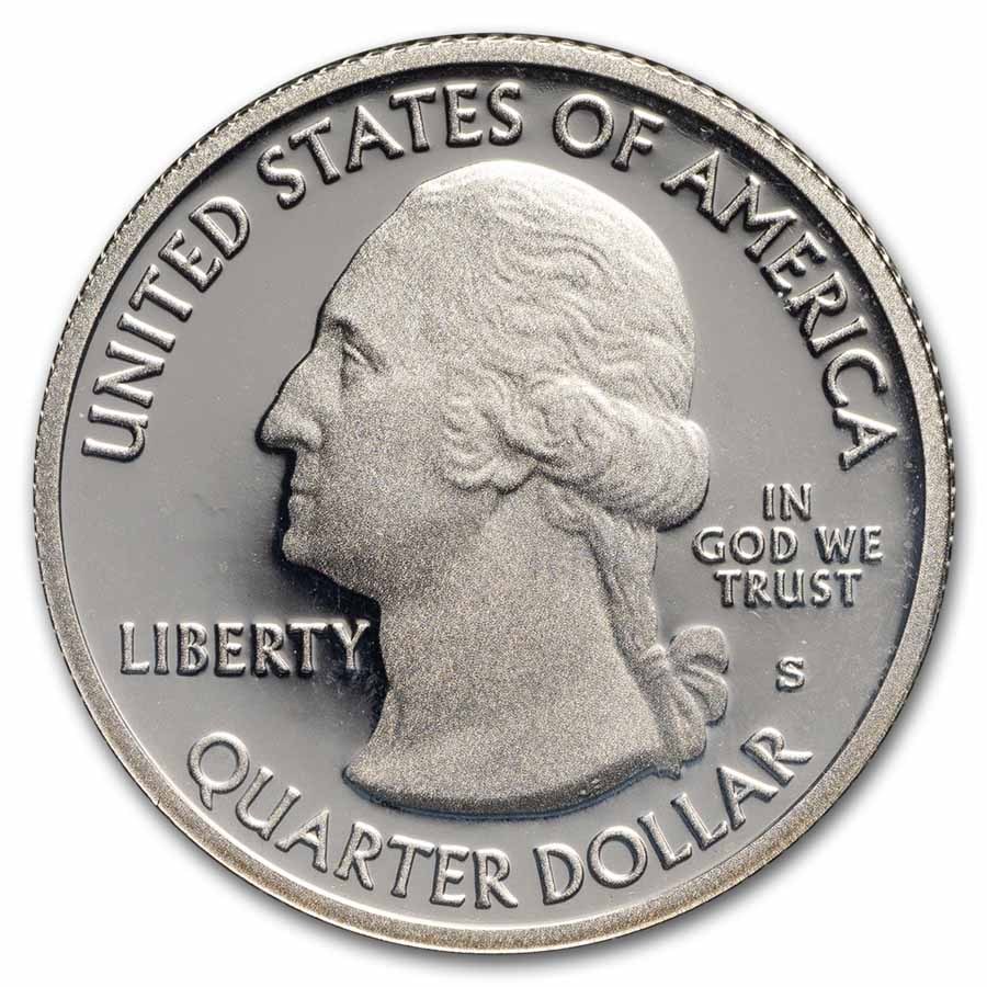 2010-S ATB Quarter Hot Springs Park Proof 40-Coin Roll (Silver)