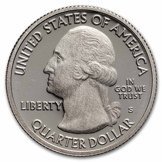 2010-S ATB Quarter Yellowstone Park Proof 40-Coin Roll (Silver)