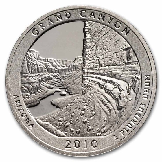 2010-S ATB Quarter Grand Canyon Park Proof 40-Coin Roll (Silver)