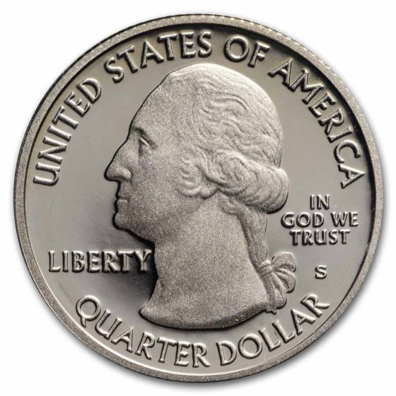 2010-S ATB Quarter Grand Canyon Park Proof 40-Coin Roll (Silver)