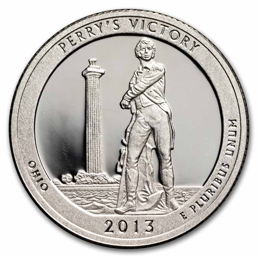 2013-S Quarter ATB Perry's Memorial Proof 40-Coin Roll (Silver)