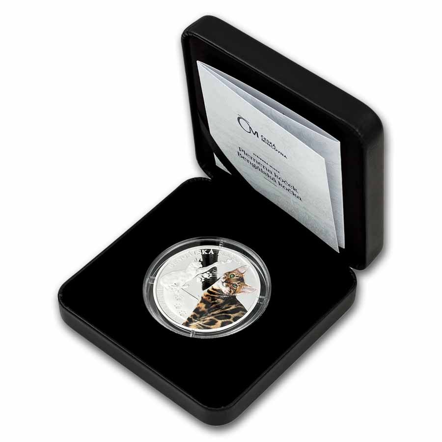 2025 Niue 1 oz Silver Proof Cat Breeds: Bengal
