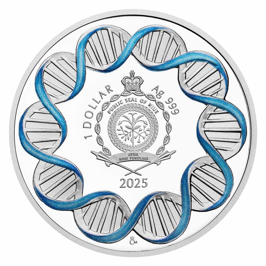 2025 Niue 1 oz Silver Proof Colorized Human Body - Eye