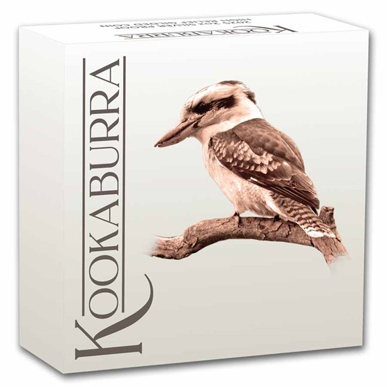2025 AUS 2 oz Silver Gilded Australian Kookaburra Proof (HR)