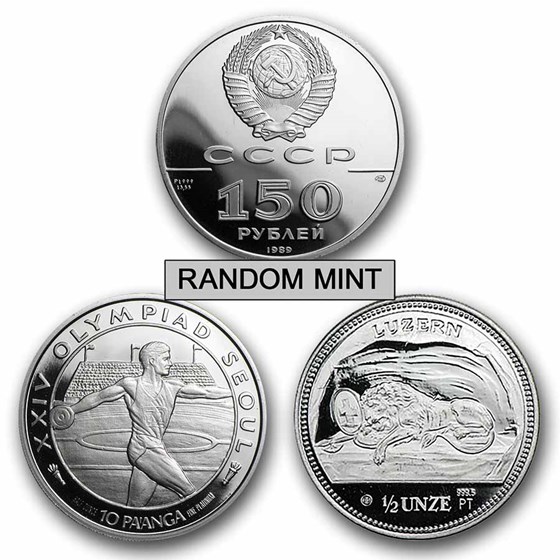 1/2 oz Platinum Coin - Random Mint
