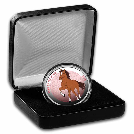 1 oz Silver Colorized Proof - 2026 Year of the Horse (Series 2)