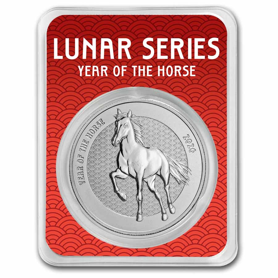 1 oz Silver Round - 2026 APMEX Year of the Horse (TEP, Series 2)
