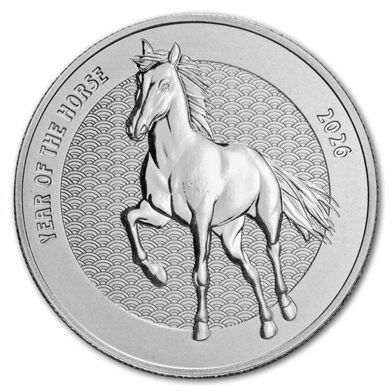 1 oz Silver Round - 2026 APMEX Year of the Horse (TEP, Series 2)