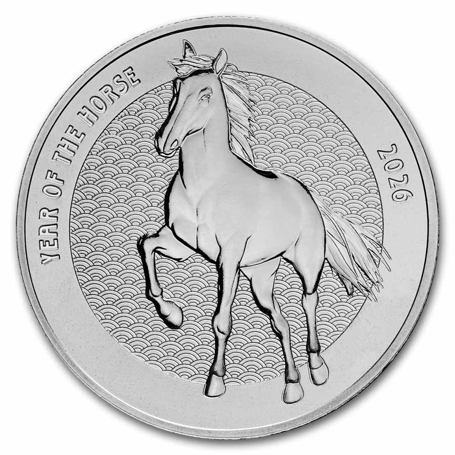1 oz Silver Round - 2026 APMEX Year of the Horse (Series 2) 1 oz Silver Round - 2026 APMEX Year of the Horse (Series 2)