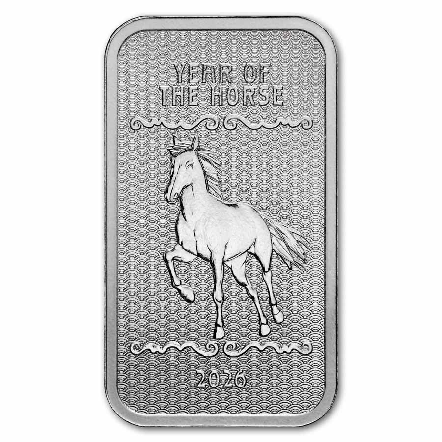 10 oz Silver Bar - 2026 APMEX Year of the Horse (Series 2) 10 oz Silver Bar - 2026 APMEX Year of the Horse (Series 2)