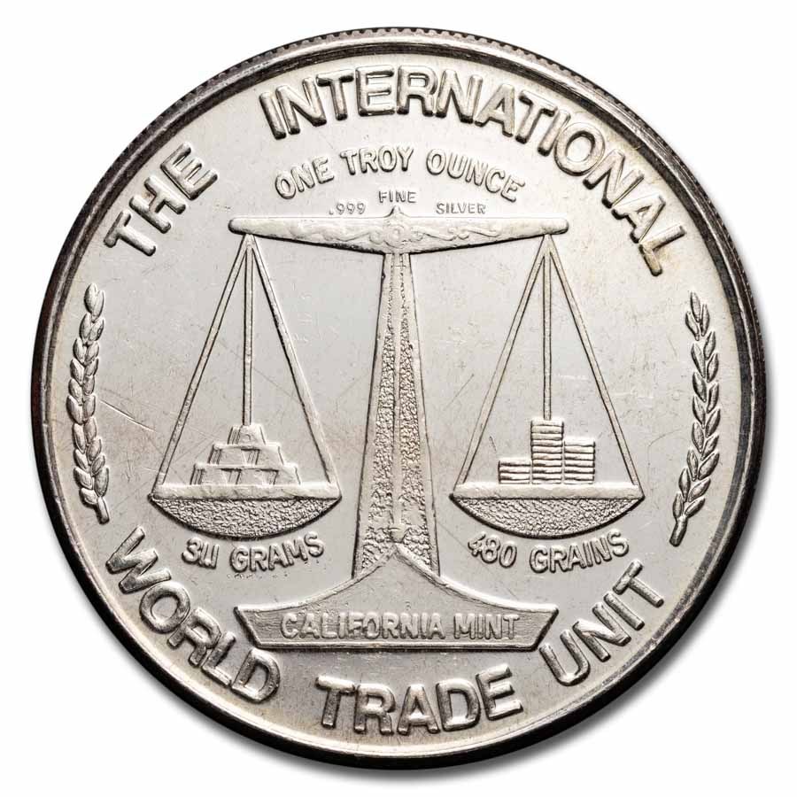 1 oz Silver Round - California Mint (Trade Unit, Random Motif)