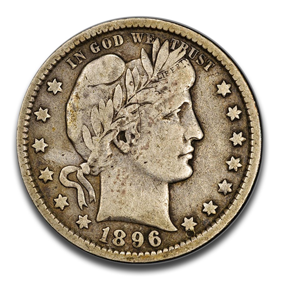 1896-O Barber Quarter VF-25 PCGS