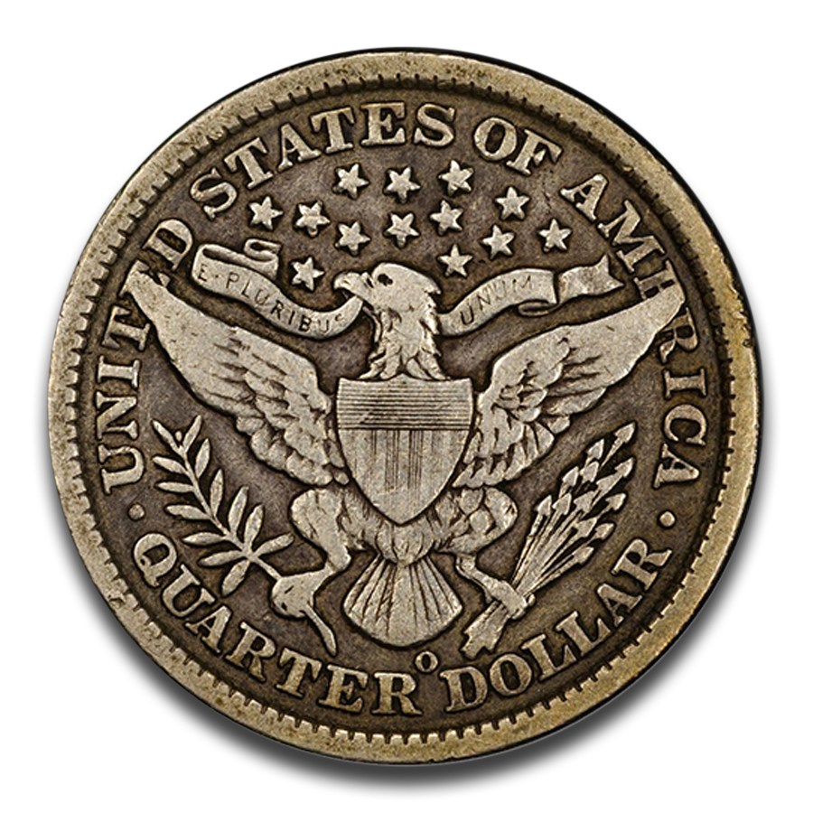 1896-O Barber Quarter VF-25 PCGS