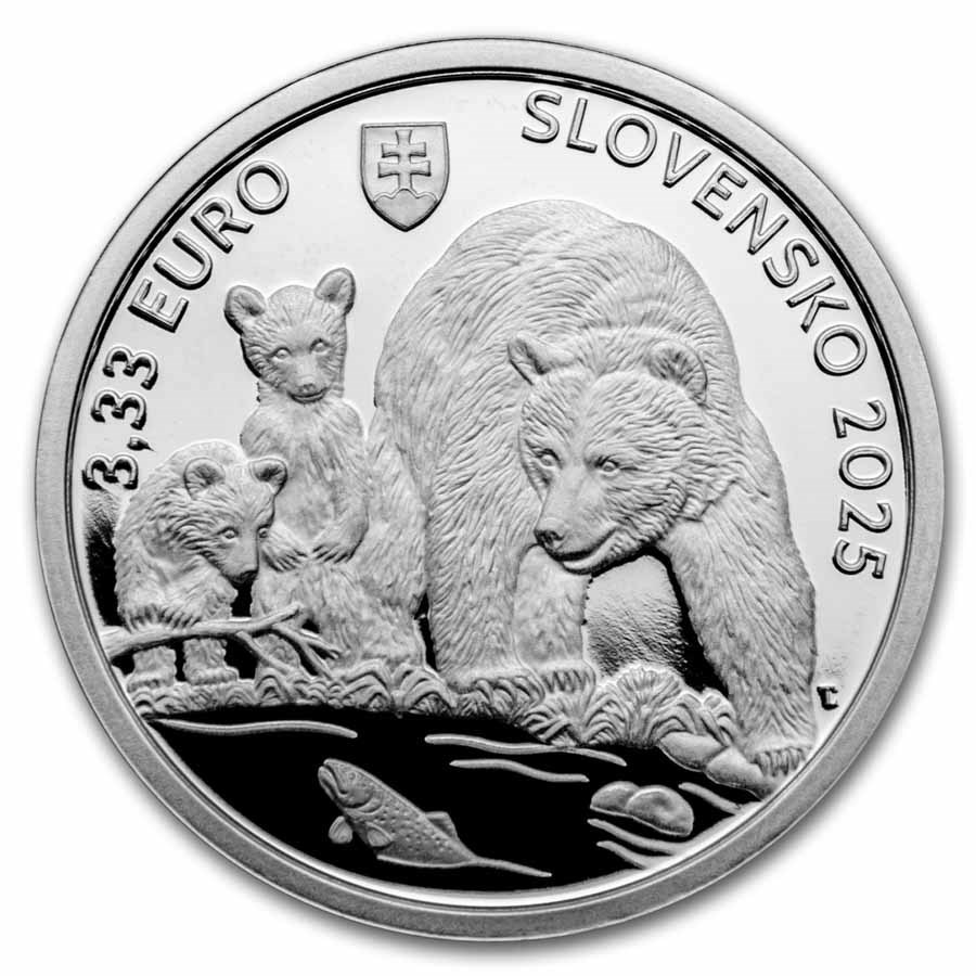 2025 Silver Fauna & Flora in Slovakia 3-Coin Set