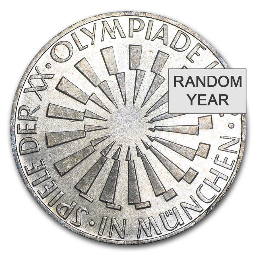 Germany Silver 10 Deutsche Mark Commems BU/Proof (1972-1997)