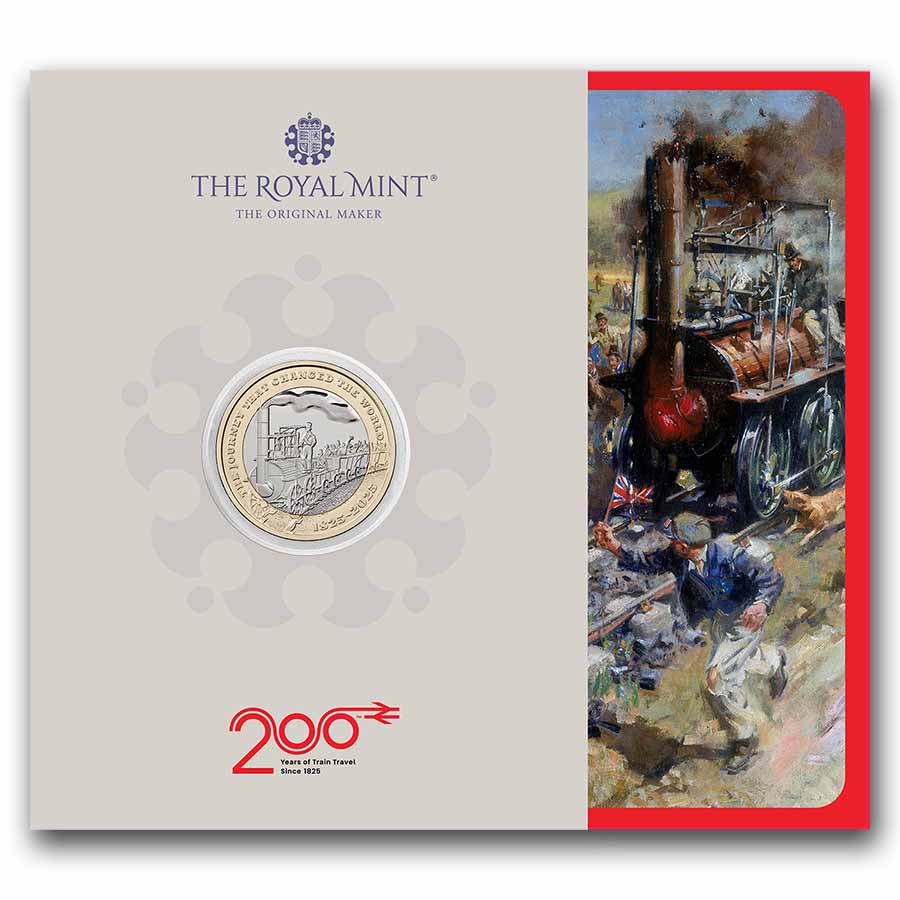 2025 Great Britain 200 Yrs Modern Railway BU (w/ Display Card)