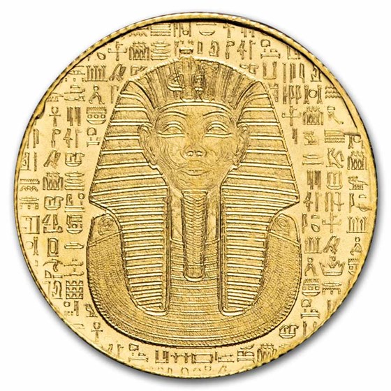 1/200 oz Gold Round: Egyptian King Tut - MPM