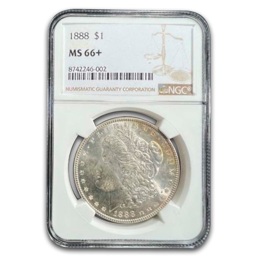 1888 Morgan Dollar MS-66+ NGC