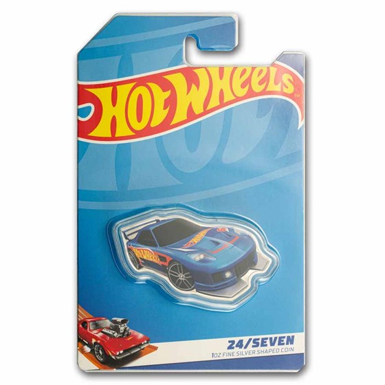 2025 PAMP Hot Wheels™ 24/Seven™ Shaped &amp; Colorized Coin