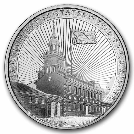 1 oz Silver Round - Minuteman