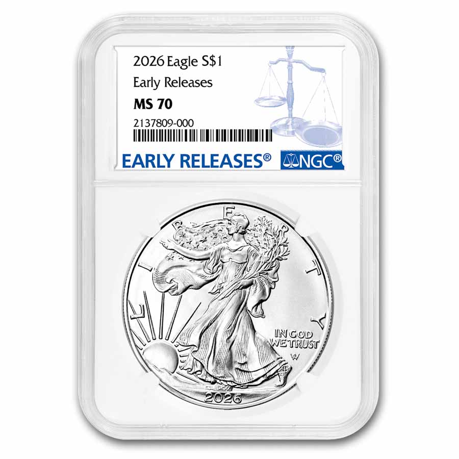 2026 American Silver Eagle MS-70 NGC (Early Releases)