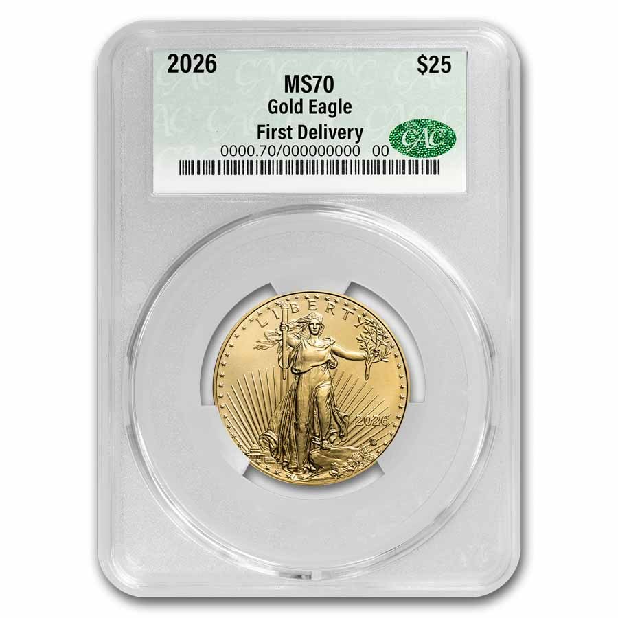 2026 1/2 oz American Gold Eagle MS-70 CAC (First Delivery)