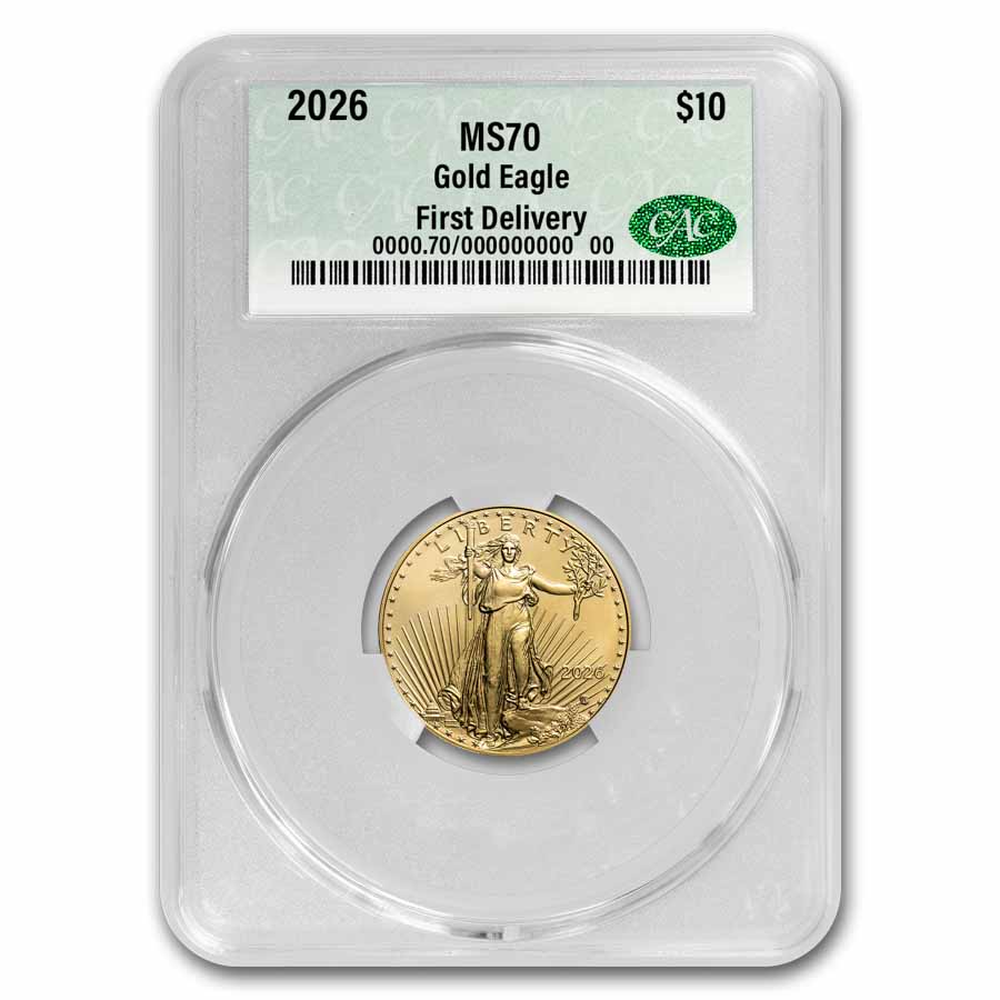 2026 1/4 oz American Gold Eagle MS-70 CAC (First Delivery)