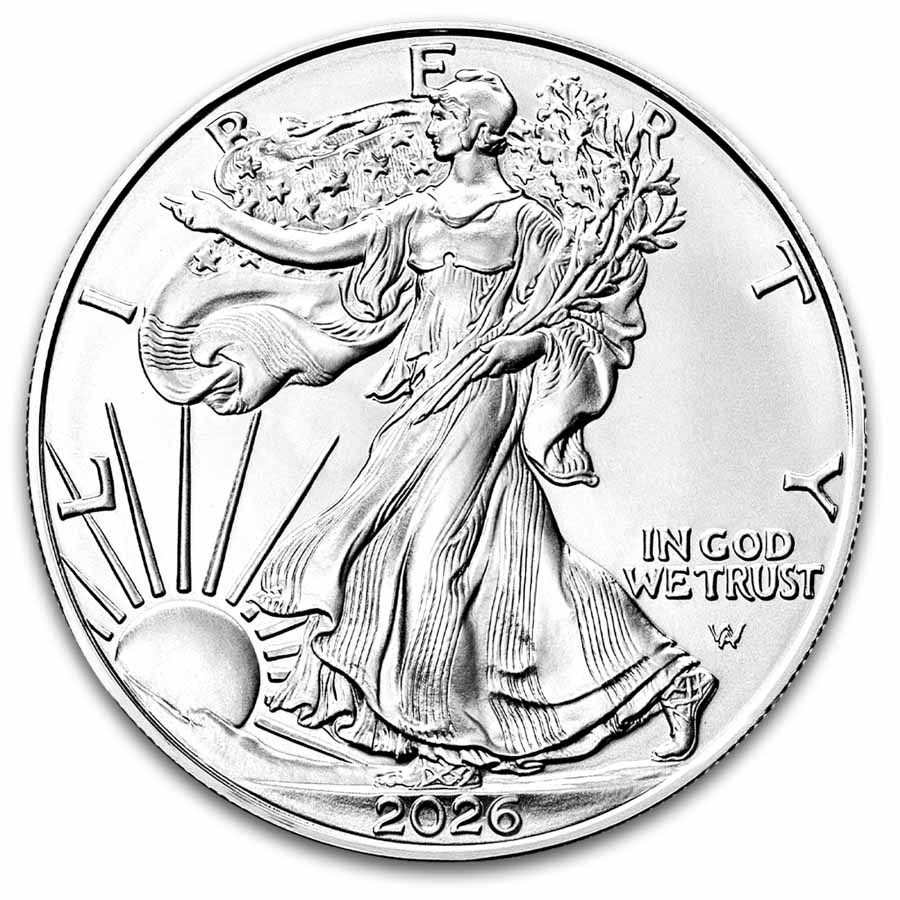 2026 American Silver Eagle MS-70 PCGS (FDI, Damstra)