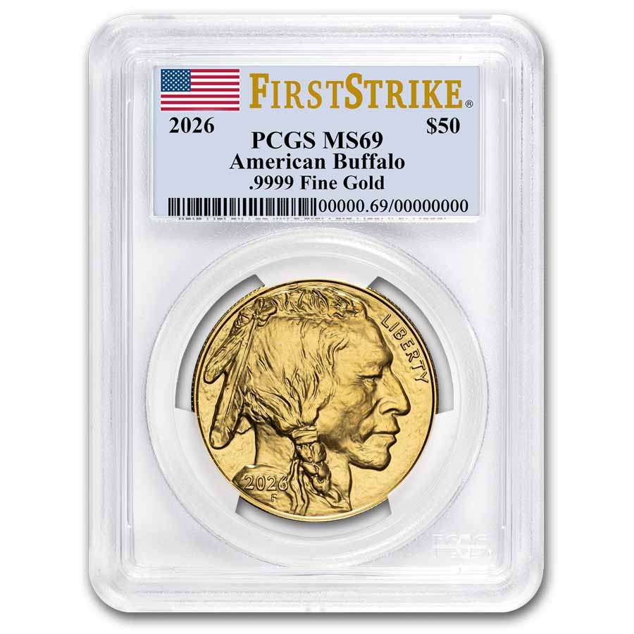 2026 1 oz Gold Buffalo MS-69 PCGS (FirstStrike®)