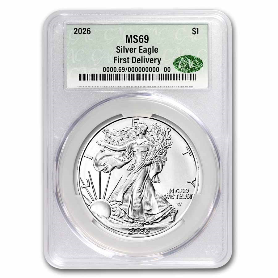2026 American Silver Eagle MS-69 CAC (First Delivery)