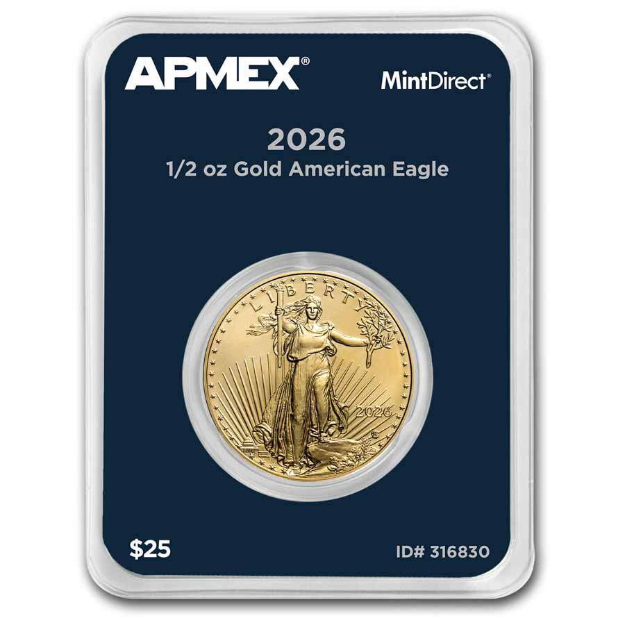 2026 1/2 oz American Gold Eagle (MintDirect® Single)