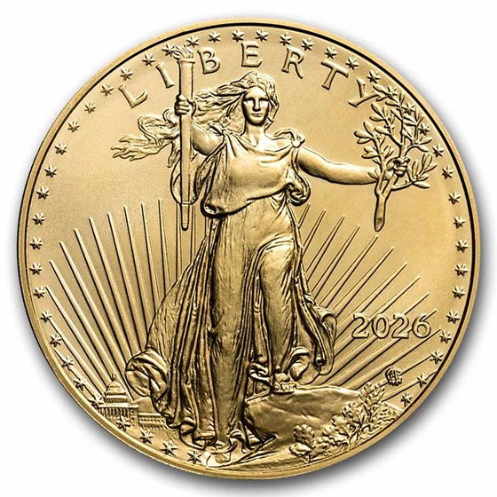2026 1/10 oz American Gold Eagles (50-Coin MDP® + PCGS FS® Tube)