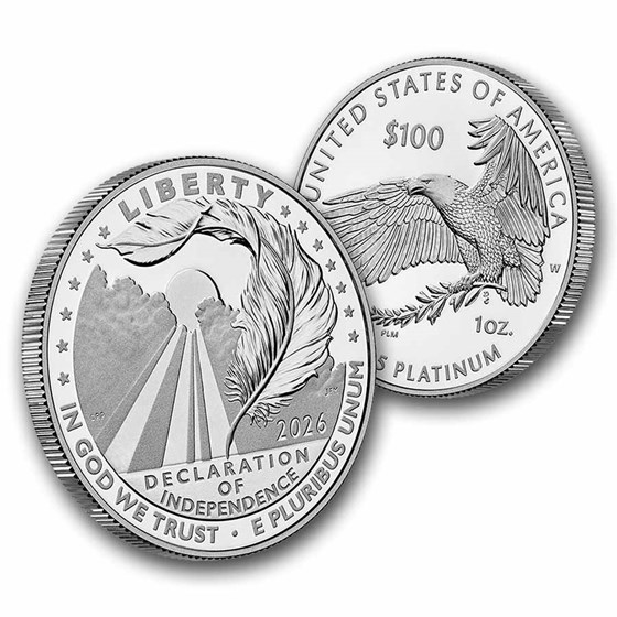 2026-W 1 oz Proof American Platinum Eagle (w/Box &amp; COA)