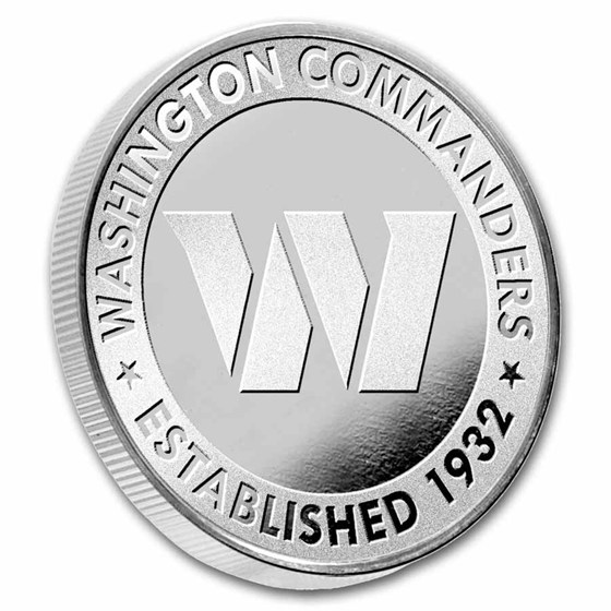 NFL Washington Commanders 1 oz Silver Round