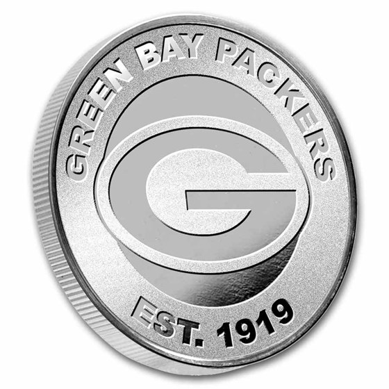 NFL Green Bay Packers 1 oz Silver Round