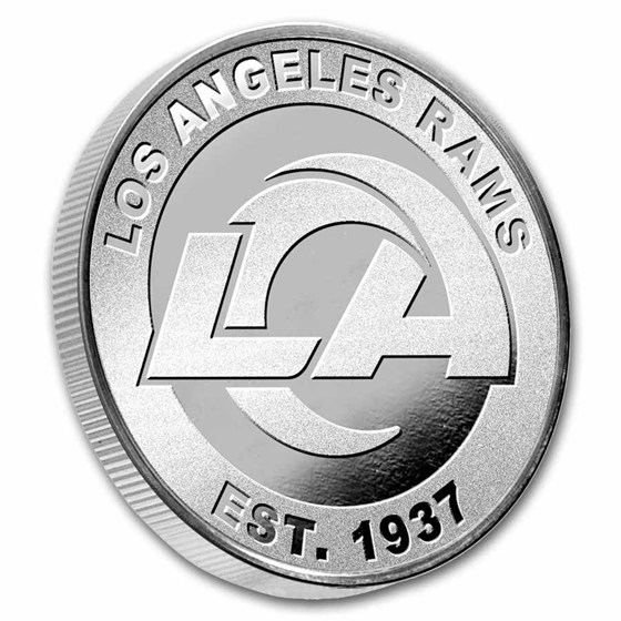 NFL Los Angeles Rams 1 oz Silver Round
