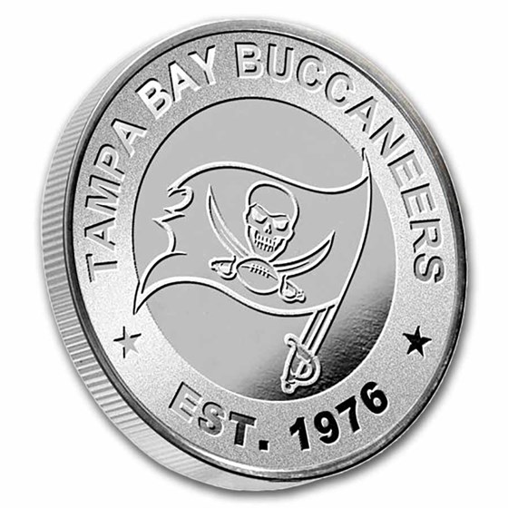 NFL Tampa Bay Buccaneers 1 oz Silver Round