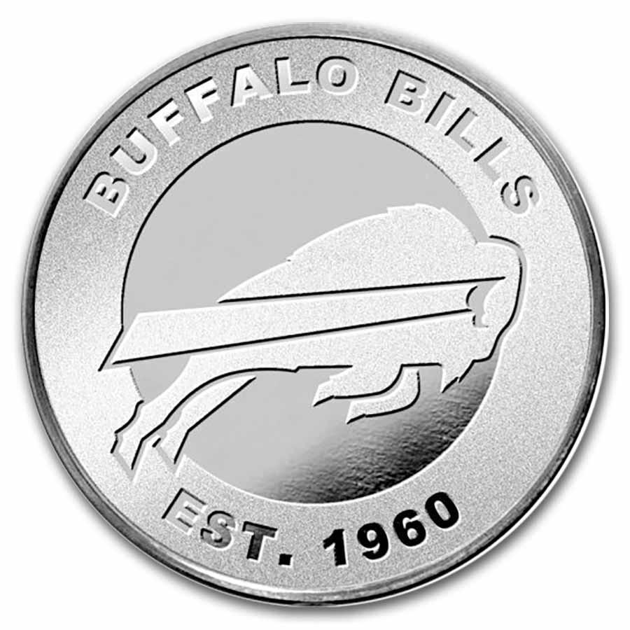 NFL Buffalo Bills 1 oz Silver Round NFL Buffalo Bills 1 oz Silver Round