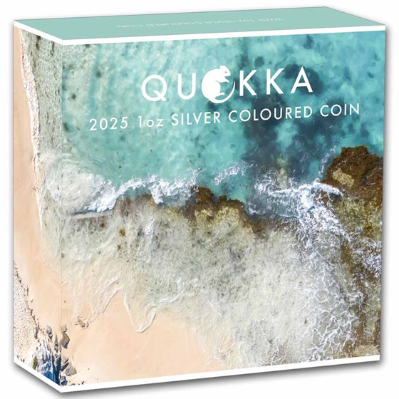 2025 Australia 1 oz Silver Colorized Quokka Proof