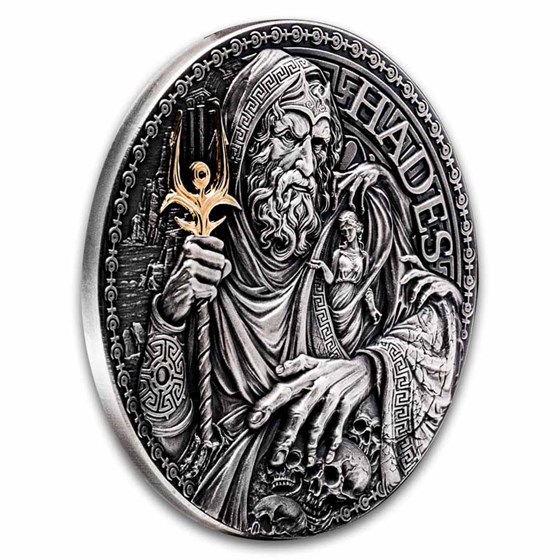 2025 Republic of Cameroon 2 oz Silver Greek Mythology; Hades