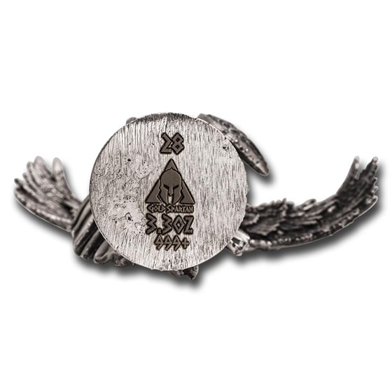 3.3 oz Silver Hand Poured Statue - Valkyrie