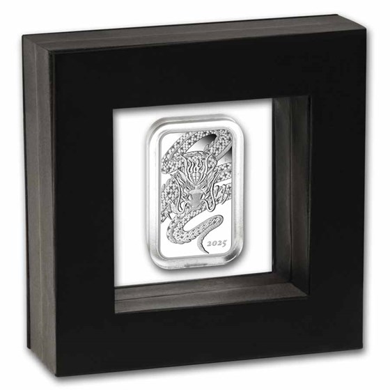 2025 Australia 1 oz Silver Rectangular Dragon Proof