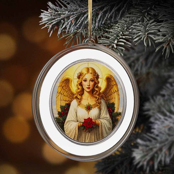 2026 1 oz Silver Colorized Round - Cute Christmas Angel