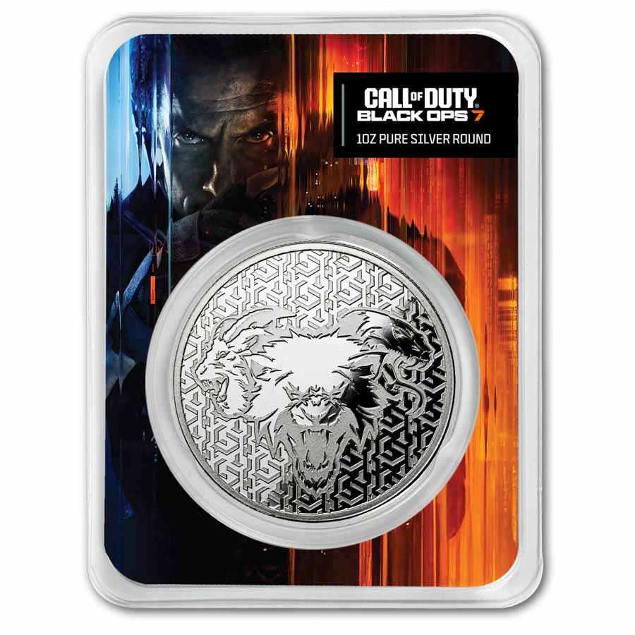 Call of Duty 1 oz Silver Black Ops 7™ Round in TEP Call of Duty 1 oz Silver Black Ops 7™ Round in TEP