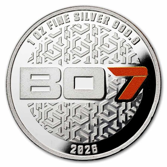 Call of Duty 1 oz Silver Black Ops 7™ Round in TEP