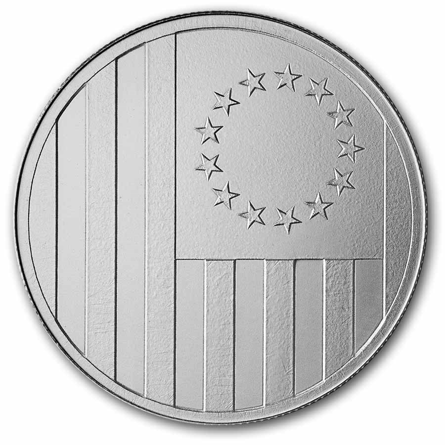 1 oz Silver Round - USA 250 Years (Betsy Ross Flag, In TEP)